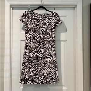 Lilly Pulitzer brown / white dress